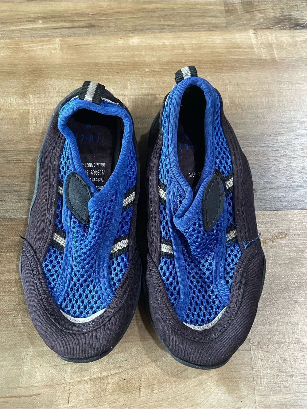 Kids Blue Mesh Water Shoes